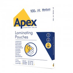 Фолио за ламиниране Apex, A4, 125 µm, 100 броя - Самозалепващи ленти и фолио