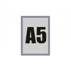 Рамка, магнитна, A5, сребриста - Офис аксесоари