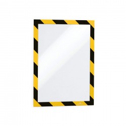 Durable Рамка Duraframe Security, самозалепваща се, магнитна, жълта - Durable