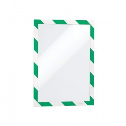 Durable Рамка Duraframe Security, самозалепваща се, магнитна, зелена - Durable