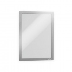 Durable Рамка Duraframe, самозалепваща се, магнитна, A4, сребриста - Durable