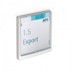Durable Табела за врата Click Sign, 149 x 148.5 mm, графит - Durable