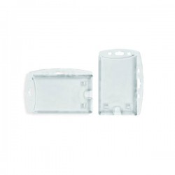 KEJEA Бадж ID, хоризонтален и вертикален, прозрачен, 90 х 55 mm - Офис аксесоари