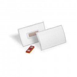 Durable Бадж Click Fold, с магнит, хоризонтален, 54 х 90 mm, 10 броя - Durable