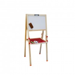 Foska Комбинирана дъска, детска, магнитна, двустранна, 45 х 35 cm - Офис аксесоари