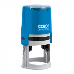 Colop Печат Printer R 50, кръгъл, 50 mm, син - Офис аксесоари