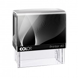 Colop Печат Printer 40, правоъгълен, 23 x 59 mm, черен - Офис аксесоари
