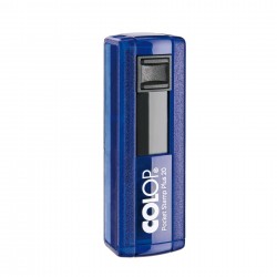 Colop Печат Pocket Stamp Plus 20, джобен, 14 x 38 mm, индиго - Офис аксесоари