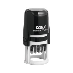 Colop Датник R30, с цифри, черен - Офис аксесоари