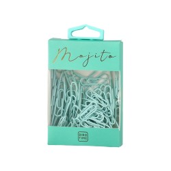 Кламери Biro Time Angelite, 28 mm, мента, 100 броя - Офис аксесоари