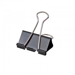Foska Щипки за пари, 51 mm, 12 броя, черни - Офис аксесоари