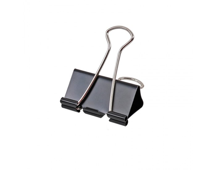 Foska Щипки за пари, 51 mm, 12 броя, черни
