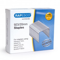 Rapesco Телчета за телбод, размер 23/20 mm, 1000 броя - Rapesco