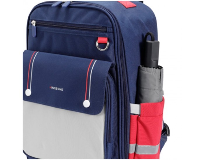 Раница Kingsons Ergo Junior, ученическа, синя