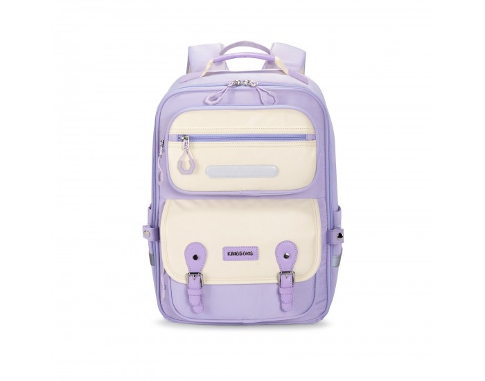 Раница Kingsons Safeback Junior, ученическа, лилава