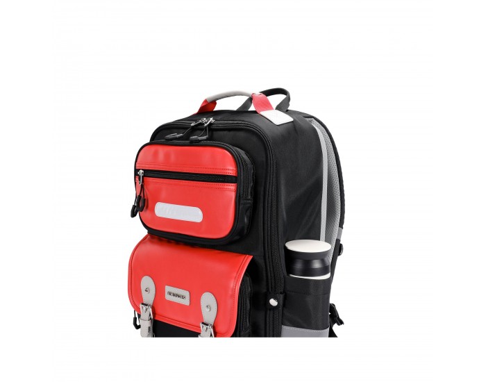 Раница Kingsons Safeback Junior, ученическа, черна