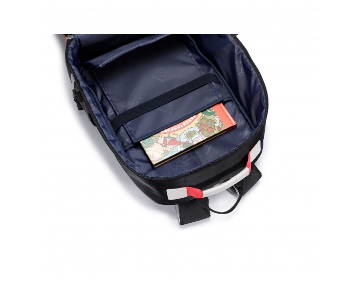Раница Kingsons Safeback Junior, ученическа, черна
