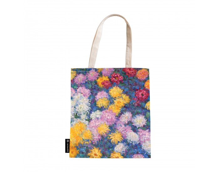 Paperblanks Чанта Monet Chrysanthemums, текстилна, 380 х 380 mm
