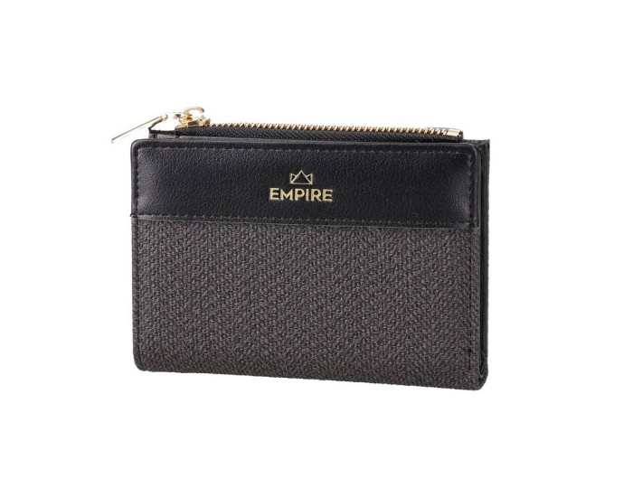 Портфейл Empire Naira, дамски, малък, черен