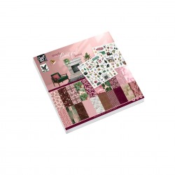 Craft ID Дизайн хартия Simply Living, 25 х 25 cm, 22 листа - Craft id