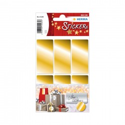 Herma Самозалепващи се етикети, 26 х 54 mm, златисти, 18 броя - Herma