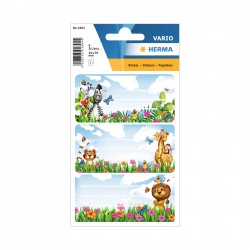 Herma Самозалепващи се етикети Джунгла, ученически, 9 броя - Herma