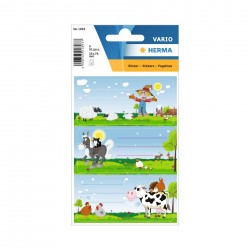 Herma Самозалепващи се етикети Ферма, ученически, 9 броя - Herma