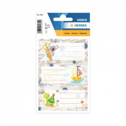 Herma Самозалепващи се етикети Приятели, ученически, пясъчни, 9 броя - Herma