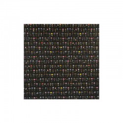 Goldbuch Хартия за опаковане, 50 х 70 cm, черна с цветя - Goldbuch