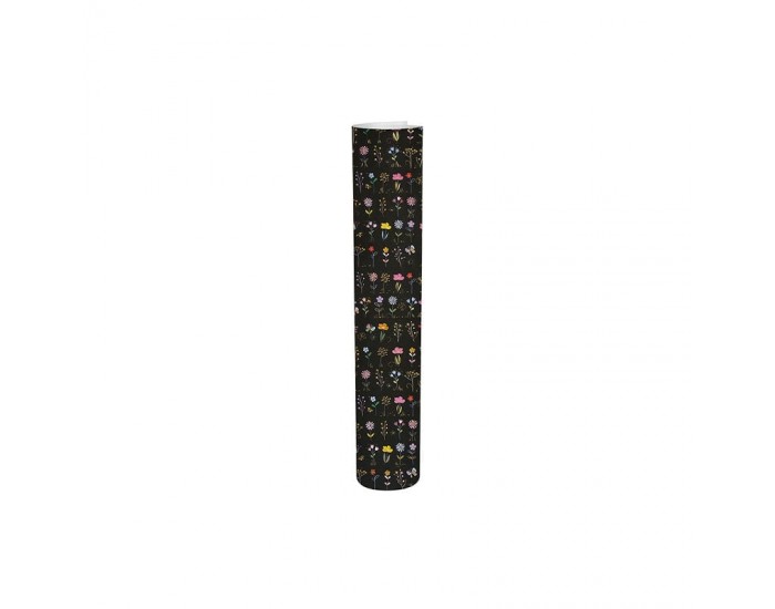 Goldbuch Хартия за опаковане, 50 х 70 cm, черна с цветя