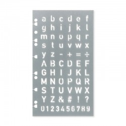 Filofax Шаблон за писма, с букви - Filofax