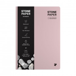 Art Pioneer Тетрадка Stone Paper, A5, твърда корица, 88 листа, розова - Art Pioneer