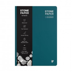 Art Pioneer Тетрадка Stone Paper, A5, твърда корица, 88 листа, тъмносиня - Art Pioneer