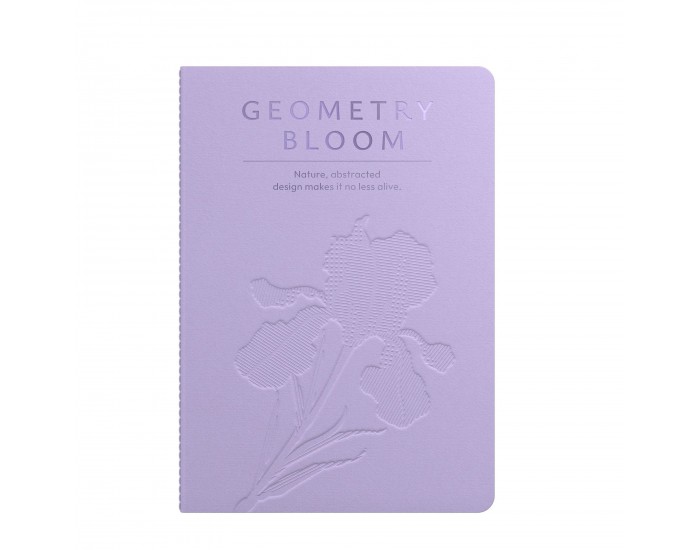 Art Pioneer Тетрадка Geometry Bllom, A5, шита, 60 листа, лилава
