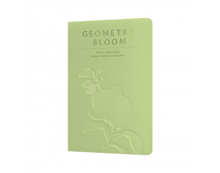 Art Pioneer Тетрадка Geometry Bllom, A5, шита, 60 листа, зелена