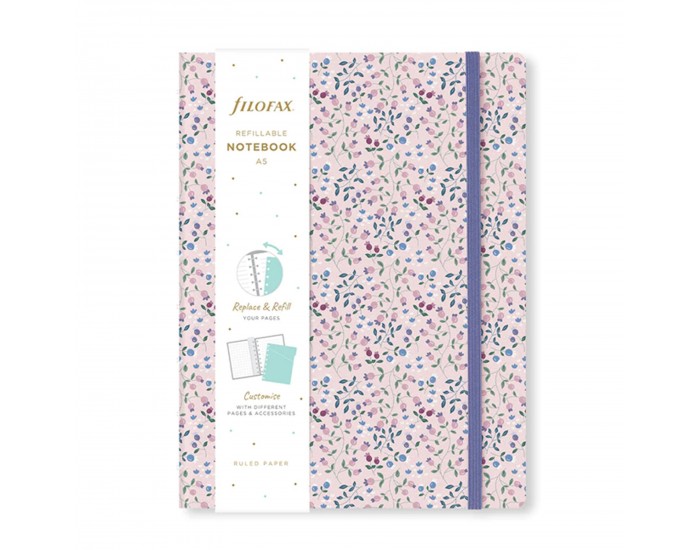 Filofax Тефтер Meadow, A5, розов