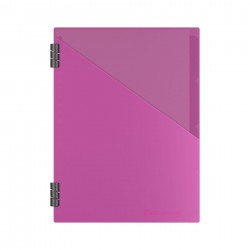 Art Pioneer Органайзер The Fluorescent, A5, PVC корица, 50 листа, цикламен - Art Pioneer