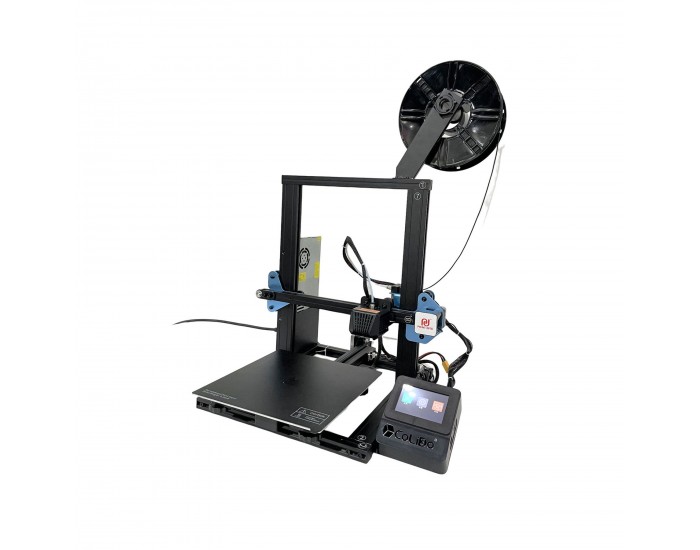 Принтер Colido 3D Diy 3.0, черен, диаметър на нишката 1.75 mm, диаметър на дюзата 0.4 mm, USB/SD Card