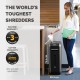 Шредер за унищожаване на документи Fellowes Powershred 125Ci, 100% Jam Proof, Cross-Cut, 53 L, P-4, ниво на шум 63 dB