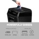 Шредер за унищожаване на документи Fellowes Automax 200C, Cross-Cut, P-4, обем на коша 32 L, за 1-3 потребителя, ниво на шум 60 dB