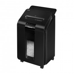 Шредер за унищожаване на документи Fellowes Automax 100M, Micro Cut, 23 L, P-4, време за работа 15 мин - Fellowes