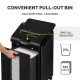 Шредер за унищожаване на документи Fellowes Automax 100M, Micro Cut, 23 L, P-4, време за работа 15 мин