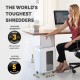 Шредер за унищожаване на документи Fellowes Powershred LX201, Microcut, 22 L, бял, P-5, време за работа 10 мин, Micro-Cut
