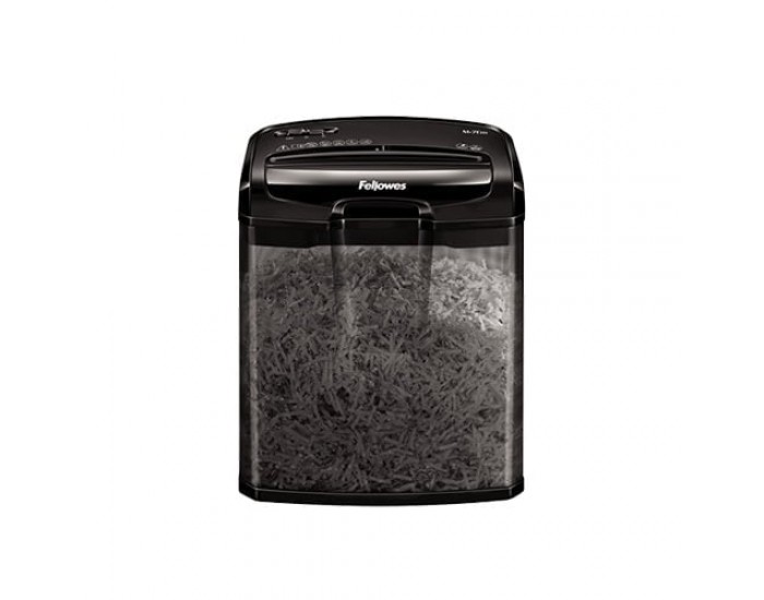 Шредер за унищожаване на документи M-7CМ Fellowes, Cross-Cut, 13 L, P-4, време за работа 5 мин, време за почивка 30 мин