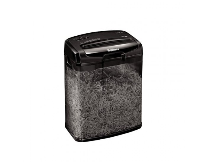 Шредер за унищожаване на документи M-7CМ Fellowes, Cross-Cut, 13 L, P-4, време за работа 5 мин, време за почивка 30 мин