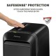 Шредер за унищожаване на документи Fellowes LX221, Micro-Cut, 30 L, черен, P-5, време за работа 25 мин