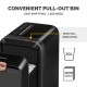 Шредер за унищожаване на документи Fellowes LX221, Micro-Cut, 30 L, черен, P-5, време за работа 25 мин