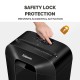 Шредер за унищожаване на документи Fellowes Powershred LX70, Cross-Cut, черен, 11.5 L, P-4
