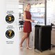 Шредер за унищожаване на документи Fellowes Automax 600M, P-5, Micro-Cut, 83 L, черен, време за работа 45 мин, време за почивка 30 мин