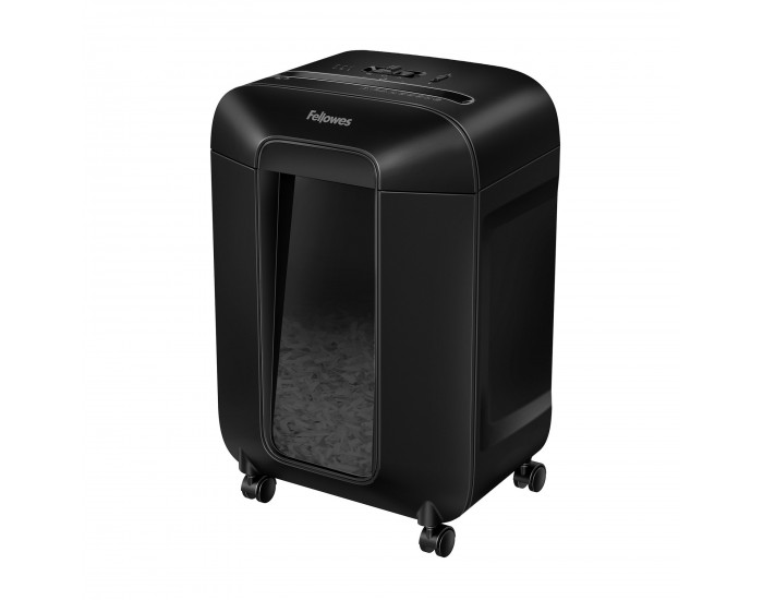 Шредер за унищожаване на документи Fellowes Powershred LX85, P-4, Cross-Cut, черен, обем на коша 19 L, ниво на шум 70-75 dB